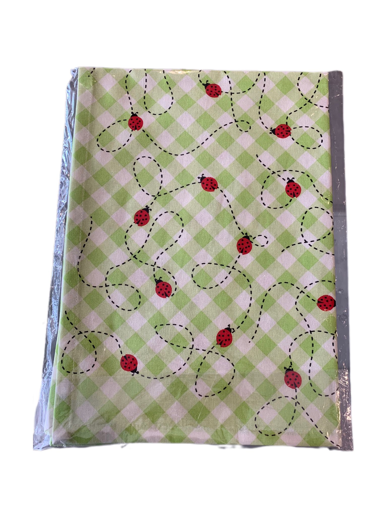 Gingham & Ladybugs Kitchen Towel-20x28"L (ABB020)