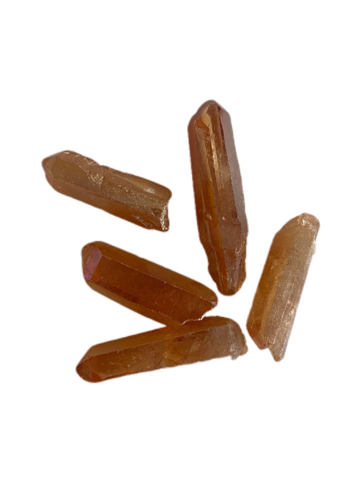 Aura Quartz Points: Tangerine (AQP4)