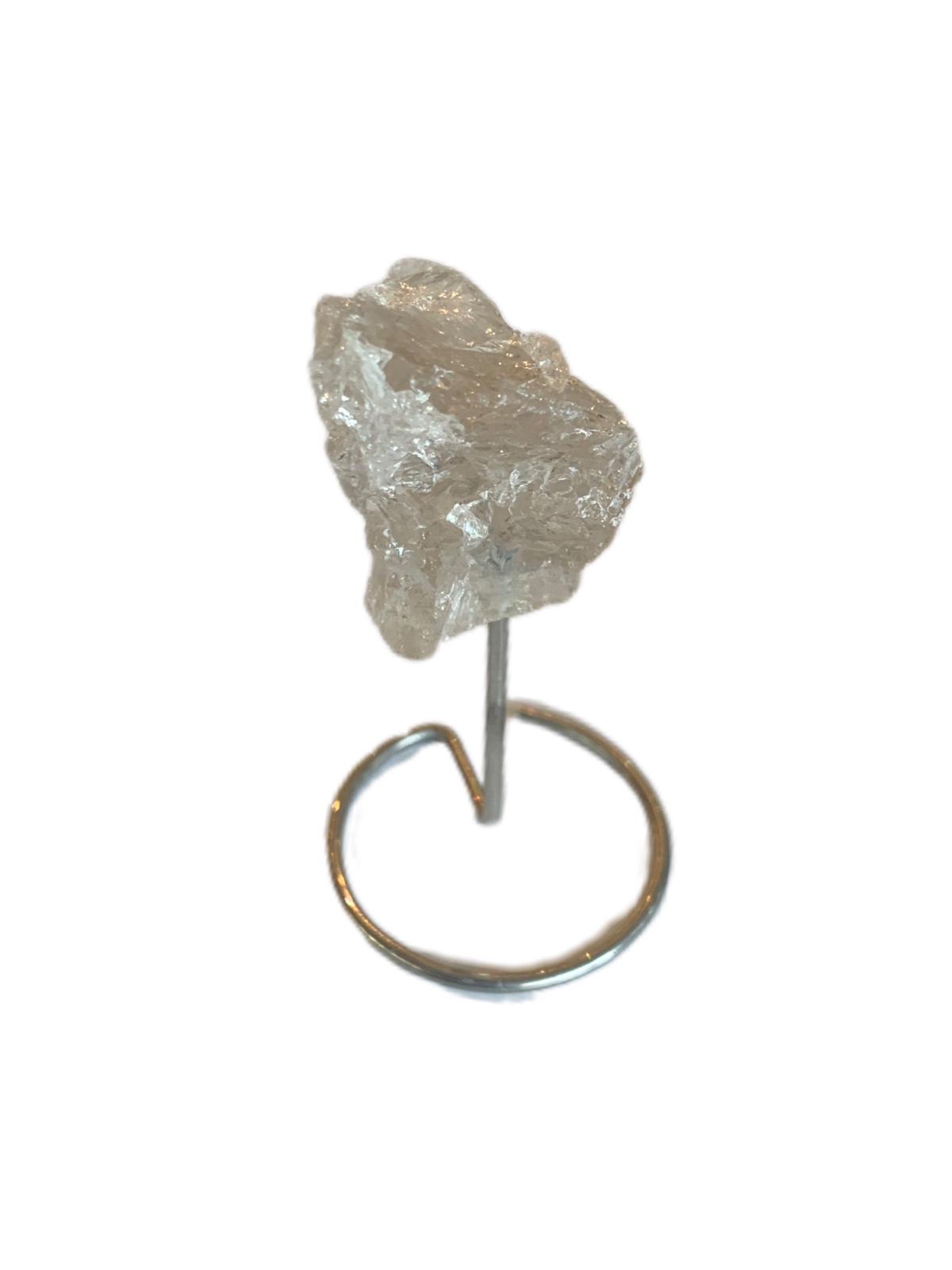 mini-smoky-quartz-on-silver-metal-base