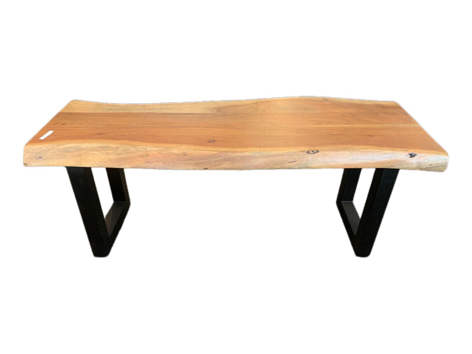 wooden-bench-with-metal-leg