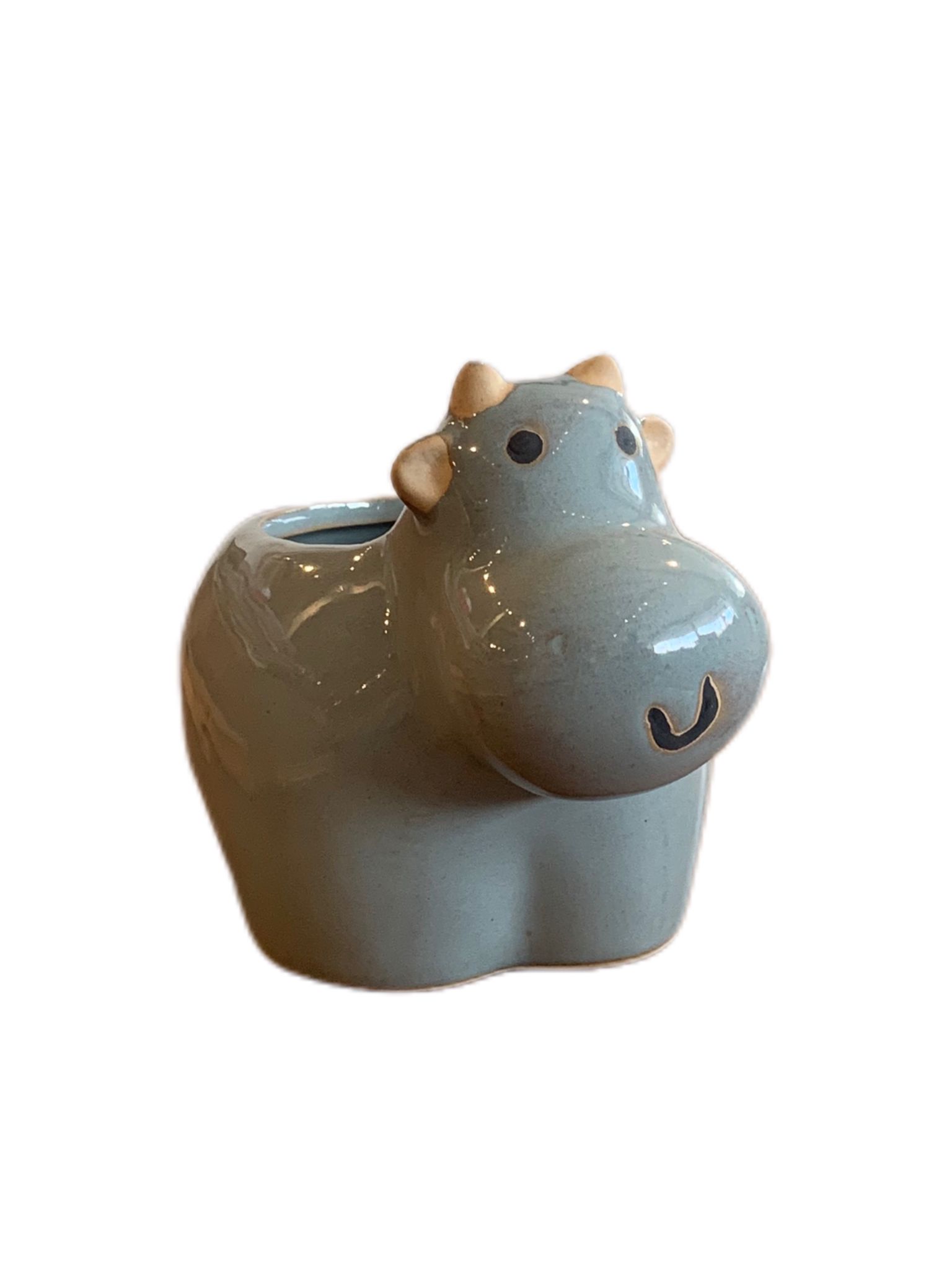 glazed-hippo-planter