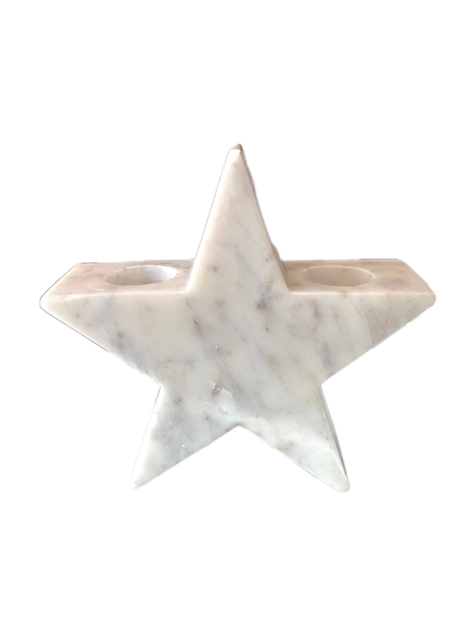 white-marble-star-tealight-holder