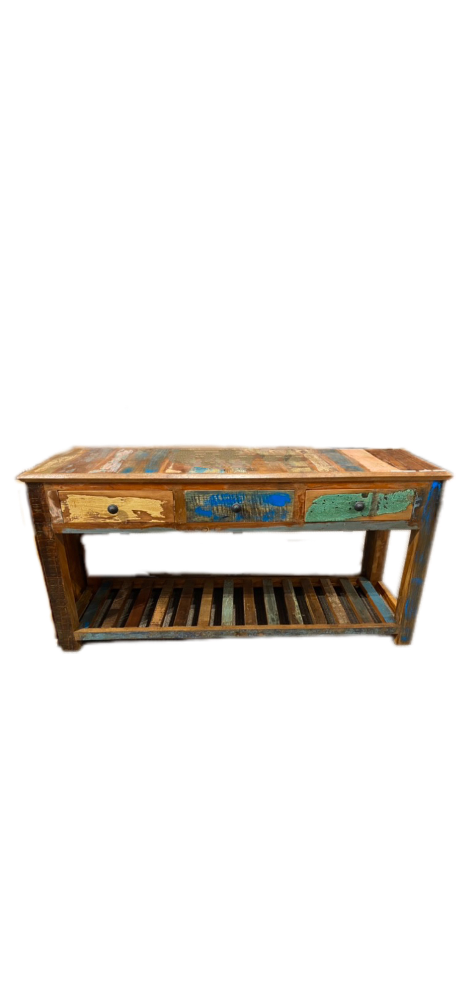 wooden-console