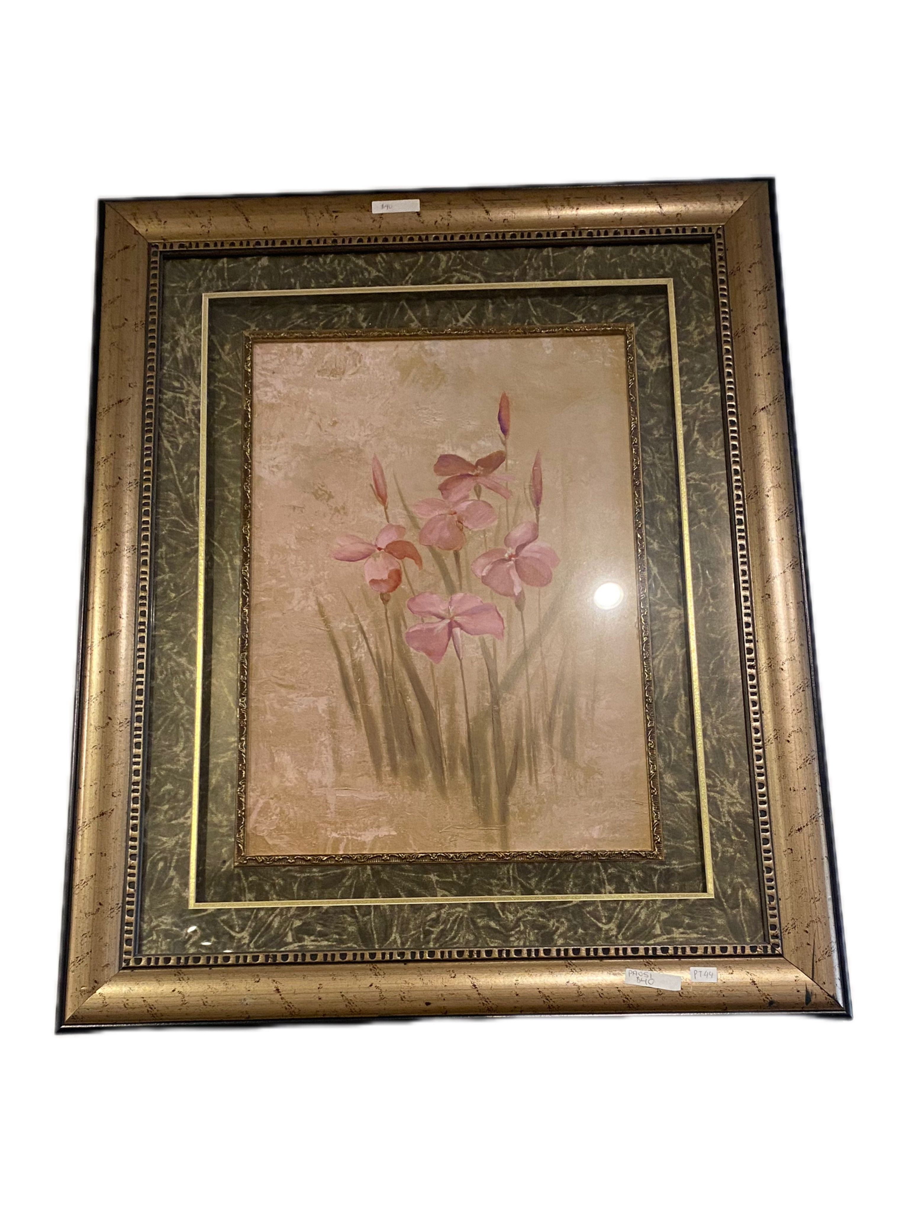 pink-flower-among-grass-painting